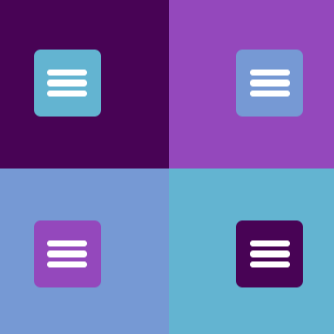 Hamburguer menu button interactive